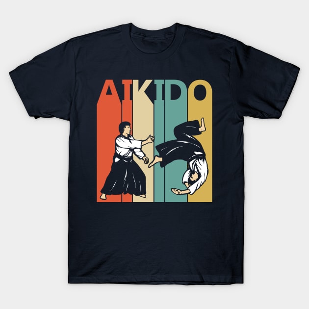 Vintage Aikido Martial Arts T-Shirt by GWENT